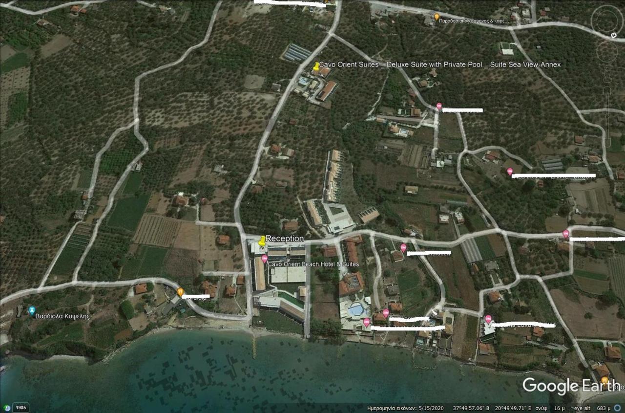 Cavo Orient Beach Hotel & Suites Drosia  Exterior foto
